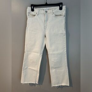 MANGO Ivory Crop Jean